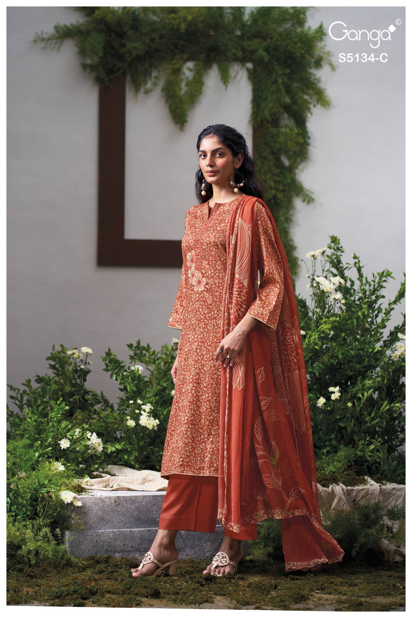 MITHILA 5134 Series By GANGAFASHION Stylish Beautiful Colourful COTTON SATIN Dresses At Wholesale Price